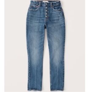 Abercrombie & Fitch High Rise Blue Jeans